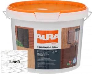 Лазурь для дерева AURA ColorWood 2,5л белый