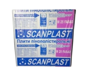 Пенопласт SCANPLAST М 25 Light 1000*1000*50мм
