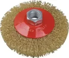 Щетка конусная WERK 100мм M14 гофрированная проволока 7132612