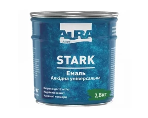 Эмаль алкидная универсальная AURA STARK изумрудная 2,8 кг