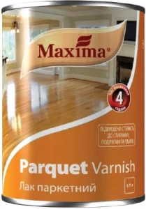 Лак MAXIMA алкидно-уретановый паркетный 0,75л глянцевый