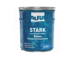 Эмаль алкидная универсальная AURA STARK светло-голубая 0,9 кг