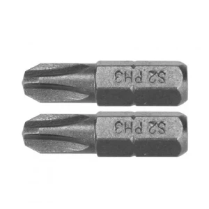 Бита YATO PH3*25мм HEX 1/4 AISI S2 2шт YT-77873