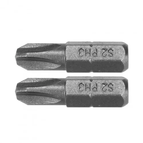 Бита YATO PH3*25мм HEX 1/4 AISI S2 2шт YT-77873