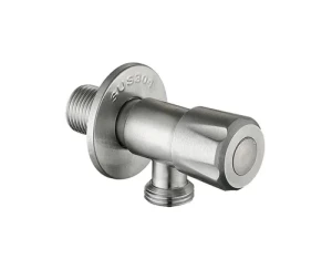 Кран для стиральной машины WEZER 1\2*1/2 нерж.сталь SOL21A-15