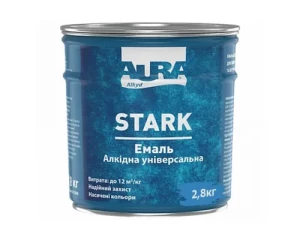 Эмаль алкидная универсальная AURA STARK светло-голубая 2,8 кг