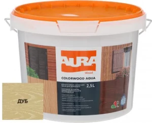 Лазурь для дерева AURA ColorWood 2,5л дуб