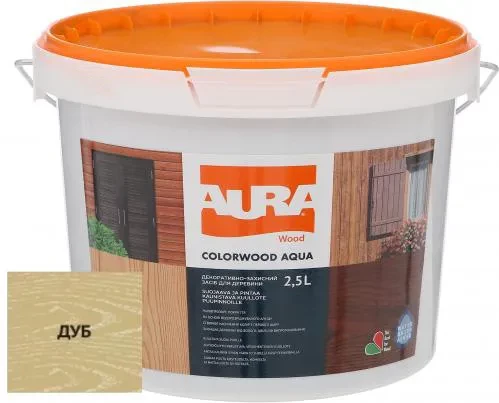 Лазурь для дерева AURA ColorWood 2,5л дуб Лазурь для дерева AURA ColorWood 2,5л дуб