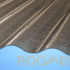 Поликарбонатный шифер Rober бронзовый структурированный 2000*1045*0,8мм волна
