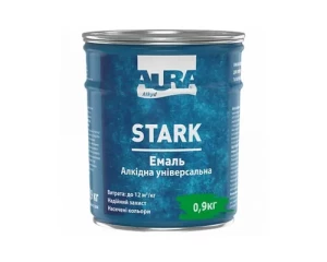 Эмаль алкидная универсальная AURA STARK светло-зеленая 0,9 кг