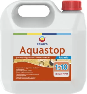 Грунтовка ESKARO Aqustop Facade 50 3л