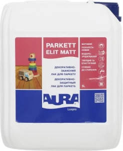 Лак AURA Luxpro Parkett паркетный 5л акриловый полуматовый