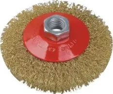 Щетка конусная WERK 115мм M14 гофрированная проволока 7132622