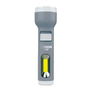 Фонарик аккумуляторный LEBRON L-HL-30.ABS.серый 1W COB 1200mAh 15-15-30