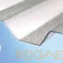 Поликарбонатный шифер Rober прозрачный структурированный 2000*1045*0,8мм трапеция