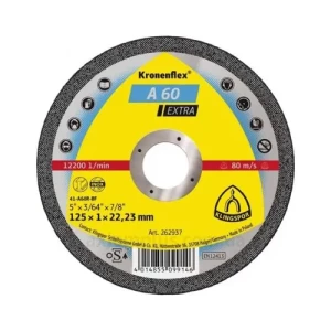 Круг отрезной по металлу KRONENFLEX 125х1,6мм