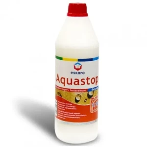 Грунтовка-концентрат фасадная ESKARO Aquastop Facade бесцветная 1л.