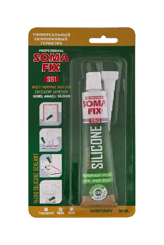 Силикон SOMA FIX 50мл белый Силикон SOMA FIX 50мл белый