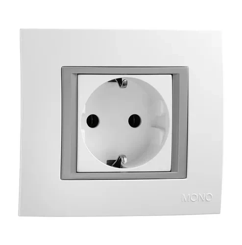 Розетка с/у и вставкой белый Mono Electric MONTE 105-010107-117, арт. 17914 (шт.) Розетка с/у и вставкой белый Mono Electric MONTE 105-010107-117, арт. 17914 (шт.)