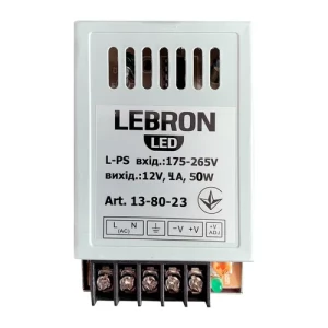 Блок питания LEBRON L-PS 12V 4A 50W
