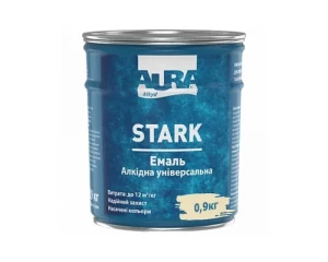 Эмаль алкидная универсальная AURA STARK слоновая кость 0,9 кг