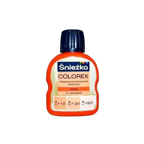 Краситель SNIEZKA Colorex 100мл 21 оранжевый Краситель SNIEZKA Colorex 100мл 21 оранжевый