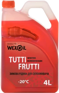 Стеклоомыватель 20 зимний WEXOIL TUTTI FRUTTI 4л