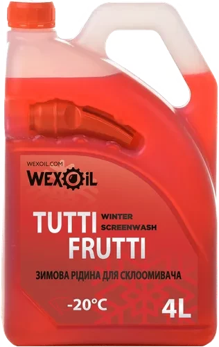 Стеклоомыватель 20 зимний WEXOIL TUTTI FRUTTI 4л Стеклоомыватель 20 зимний WEXOIL TUTTI FRUTTI 4л