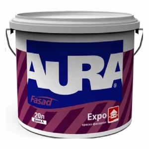 Краска фасадная AURA Fasad Expo 20л акриловая