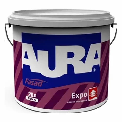 Краска фасадная AURA Fasad Expo 20л акриловая Краска фасадная AURA Fasad Expo 20л акриловая
