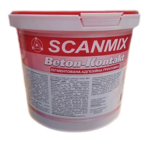 Грунтовка SCANMIX Beton Kontakt 14кг ведро Грунтовка SCANMIX Beton Kontakt 14кг ведро