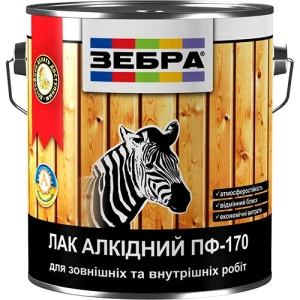 Лак ZEBRA ПФ-170 0,75л
