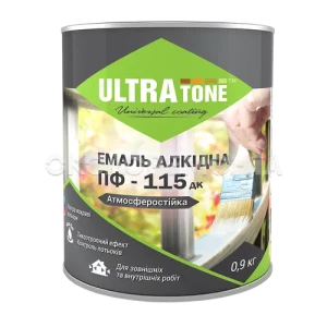 Эмаль алкидная ДНЕПР-КОНТАКТ ULTRAtone ПФ-115 светло-серая 2,8 кг
