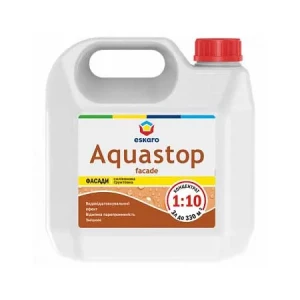 Грунтовка-концентрат ESKARO Aquastop Facade фасадная бесцветная 10л.
