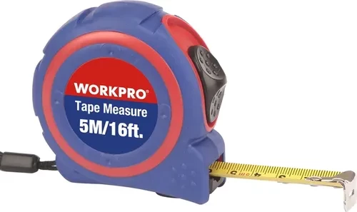 Рулетка WORKPRO 5м прорезиненный корпус WO61006 Рулетка WORKPRO 5м прорезиненный корпус WO61006
