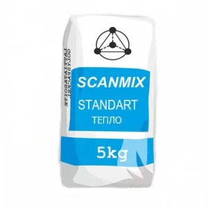 Клей для каминов и печей SCANMIX 118 стандарт тепло 5кг