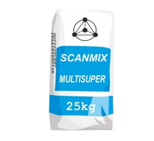 Клей для плитки SCANMIX MULTISUPER 119 25кг серый