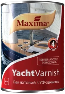 Лак MAXIMA яхтенный 0,75л алкидный глянец