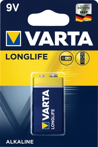 Батарейка VARTA LONGLIFE 6LR61 BLI 1 Батарейка VARTA LONGLIFE 6LR61 BLI 1