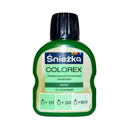 Краситель SNIEZKA Colorex 100мл 45 салатовый Краситель SNIEZKA Colorex 100мл 45 салатовый