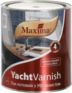 Лак MAXIMA яхтенный 2,5л алкидный глянцевый
