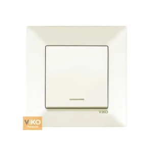 Выключатель VIKO Meridian 1-клавишный внутренний с подсветкой.