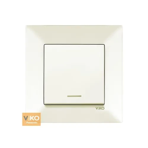 Выключатель VIKO Meridian 1-клавишный внутренний с подсветкой. Выключатель VIKO Meridian 1-клавишный внутренний с подсветкой.
