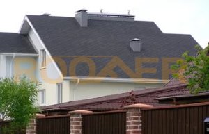 Битумная черепица Katepal Rocky (черный)