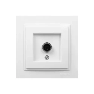 Розетка TV проходная с экраном белый Mono Electric DESPINA 102-190005-137