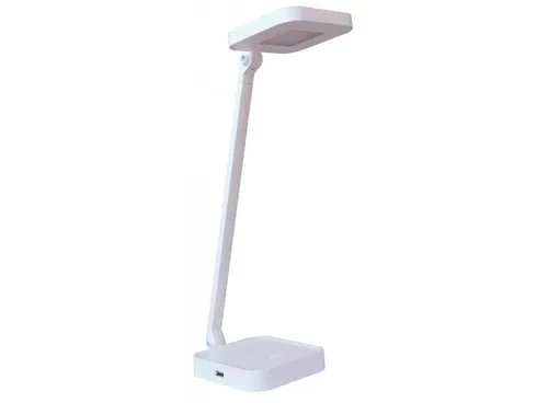 Лампа настольная LED Luxel TL-8W 8W 560Lm 4000K белая +.USB зарядка Лампа настольная LED Luxel TL-8W 8W 560Lm 4000K белая +.USB зарядка