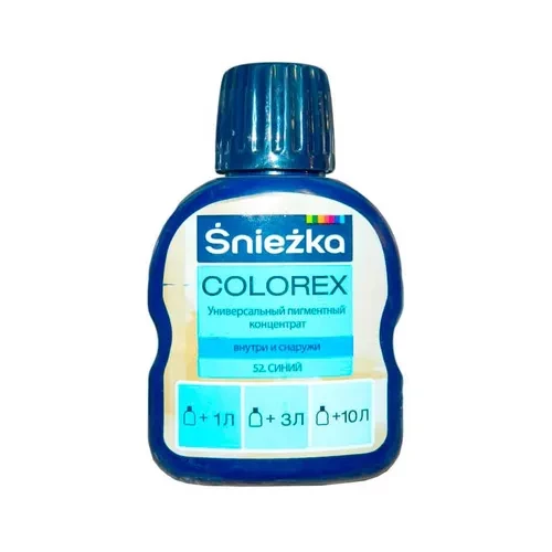 Краситель SNIEZKA Colorex 100мл 52 синий Краситель SNIEZKA Colorex 100мл 52 синий