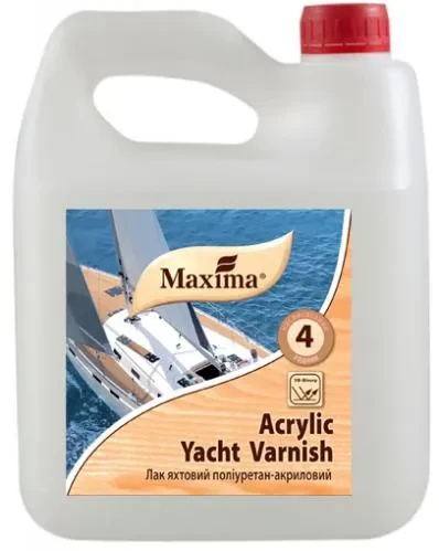 Лак MAXIMA яхтенный 2,5л алкидный полуматовый Лак MAXIMA яхтенный 2,5л алкидный полуматовый