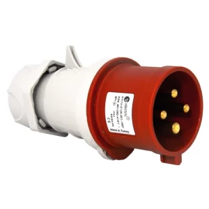 Вилка силовая TP electric 32А/4 (3Р+РЭ) IP44