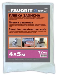 Пленка защитная FAVORIT 4*5м 12мк 10-803